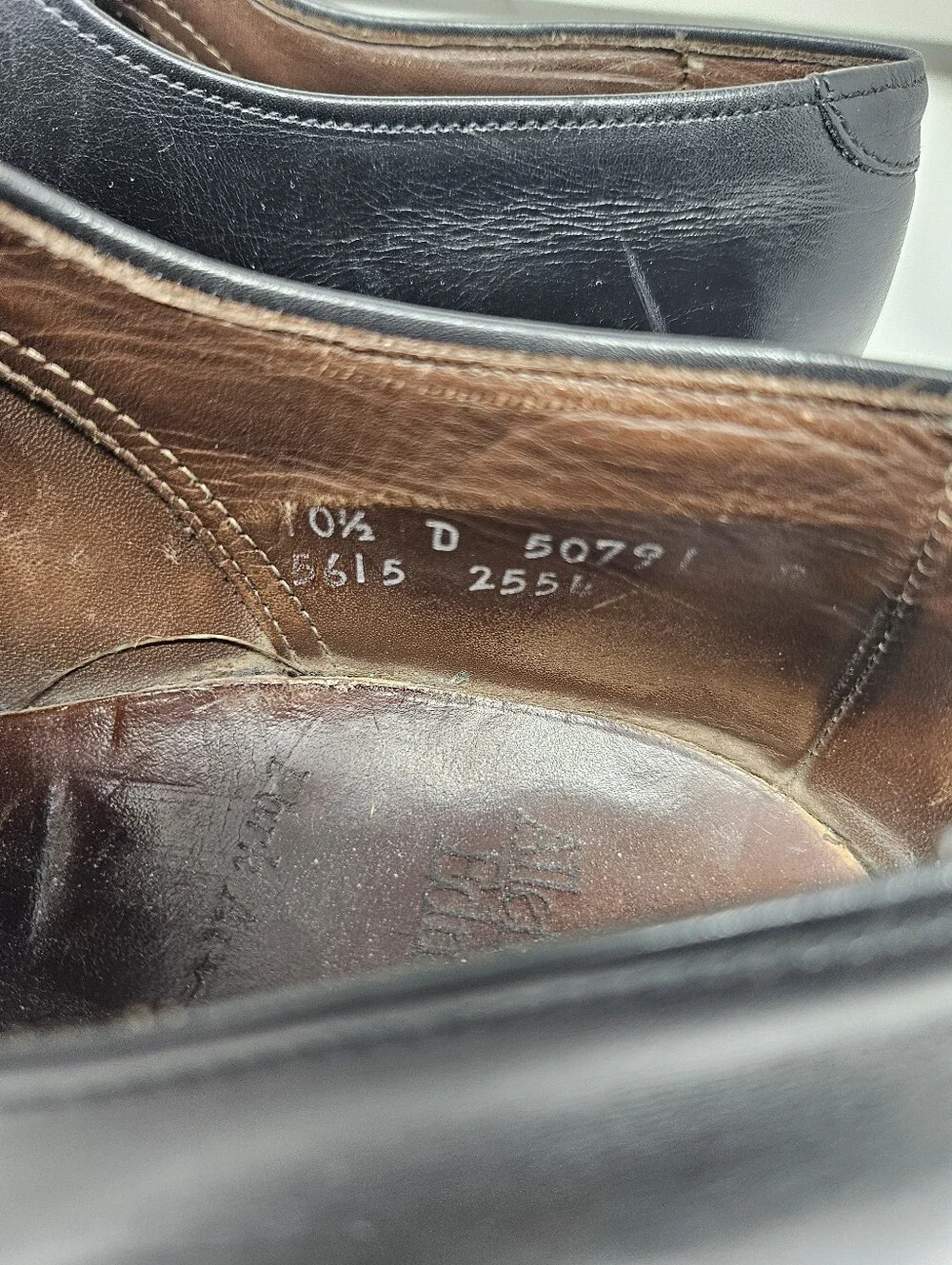 Allen Edmonds Park Avenue Cap Toe Leather Lace Up Oxfords Dress Shoes Men's 10.5